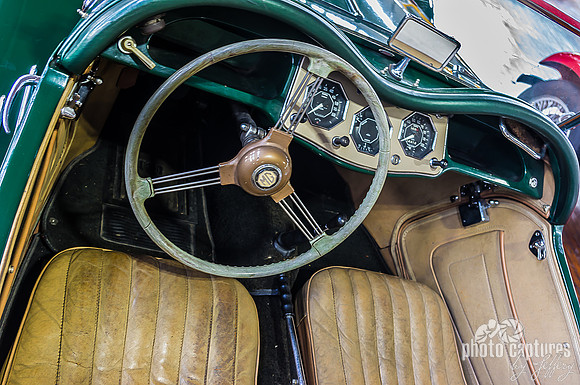 1955 MG TF-1500 upper inside view slanted