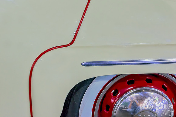 Colorful side view of 1958 SAAB 93