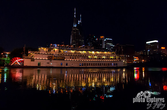 General Jackson on the Cumberland RIver Nashville Skyline