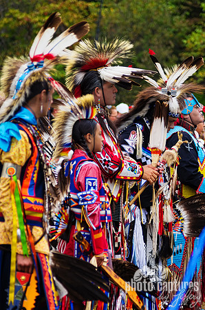 Native American Lined In Circle