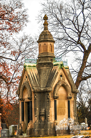Acklen Mausoleum Gothic Architecture 8x12