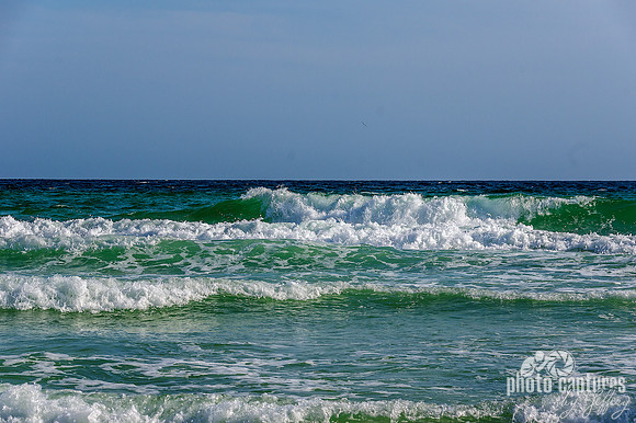 Calming Waters Gulf of Mexico Viewed From Panama City Beach