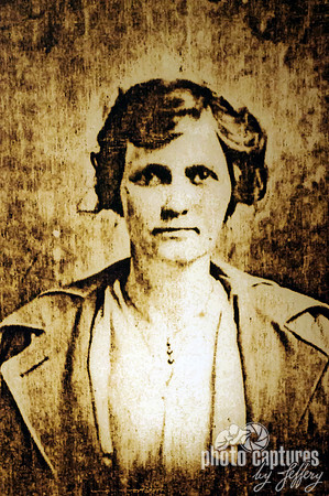 Antiqued female portrait