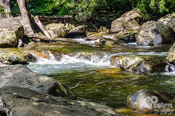 Calming waters flowing West Prong Little Pigeon River Gatlinburg