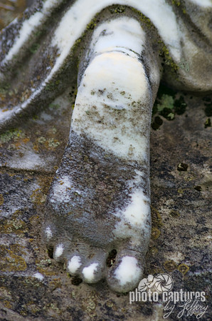 Left foot Mount Olivet Cemetery