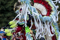 Ribbons of Fancy Dancer moving with motion