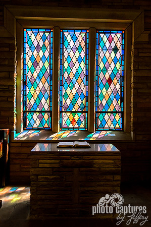 Light Coming In On Alter of Church