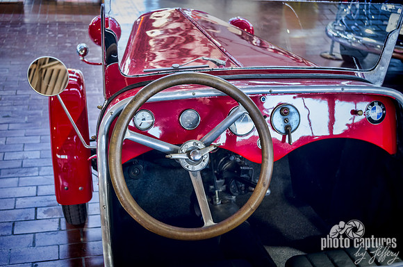Inside view of a 1929 BMW IHLE 600