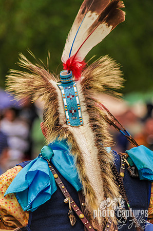 Native American Beaded Head Feathers