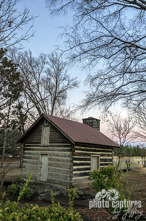 Cabin With Moon Overhead Woodlawn Cemetery Nashville TN
