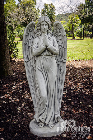 Full View Winged Angel Harpeth Hills Memory Gardens