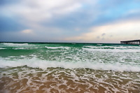 Golden Evening Panama City Beach FL Artistic Rendering