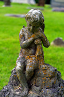 Little Angel Boy Resting Sculpture Resting
