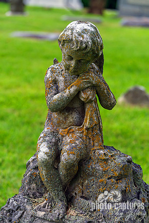 Little Angel Boy Resting Sculpture Resting