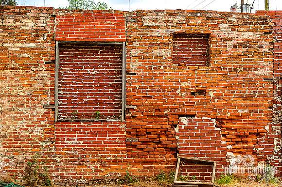 Brick Wall of Dixie Dandy Grocery Store Newville AL