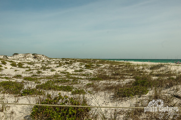 St Andrews State Park Sand Dunes Side View