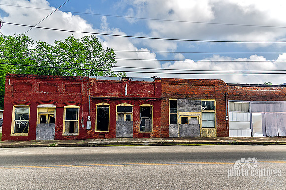 Old Rustic Buildings Broad Street Newville Alabama