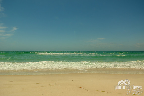 Beach and Emerald Green Ocean View Panama City Beach
