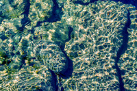 Blue Abstract Ripples In Water Leconte Creek