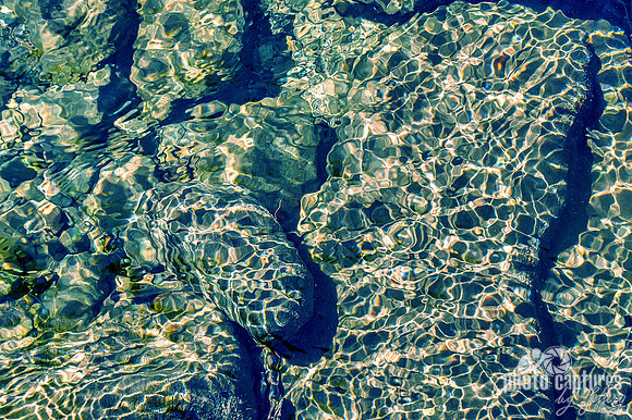 Blue Abstract Ripples In Water Leconte Creek
