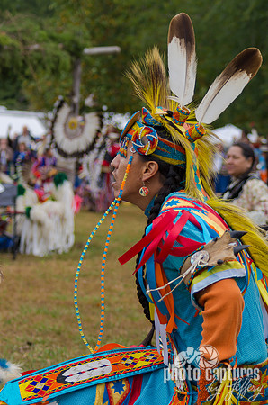 Native American Colored Beads Hanging Down