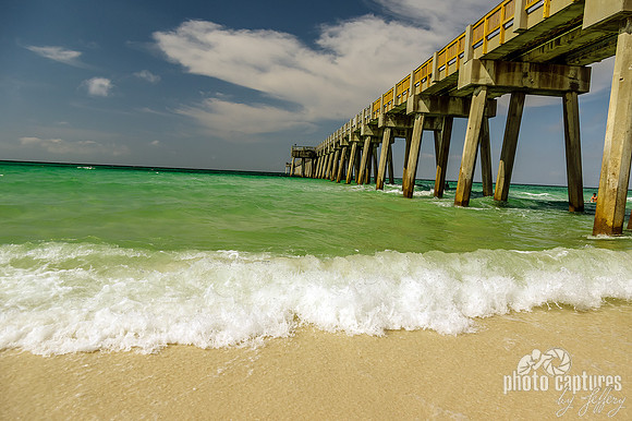 Ocean Waves Rolling In Next to MB Miller Pier