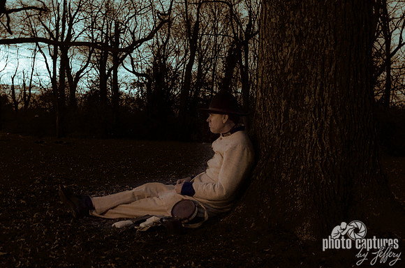 A late evening of Confederate Soldier Franklin TN